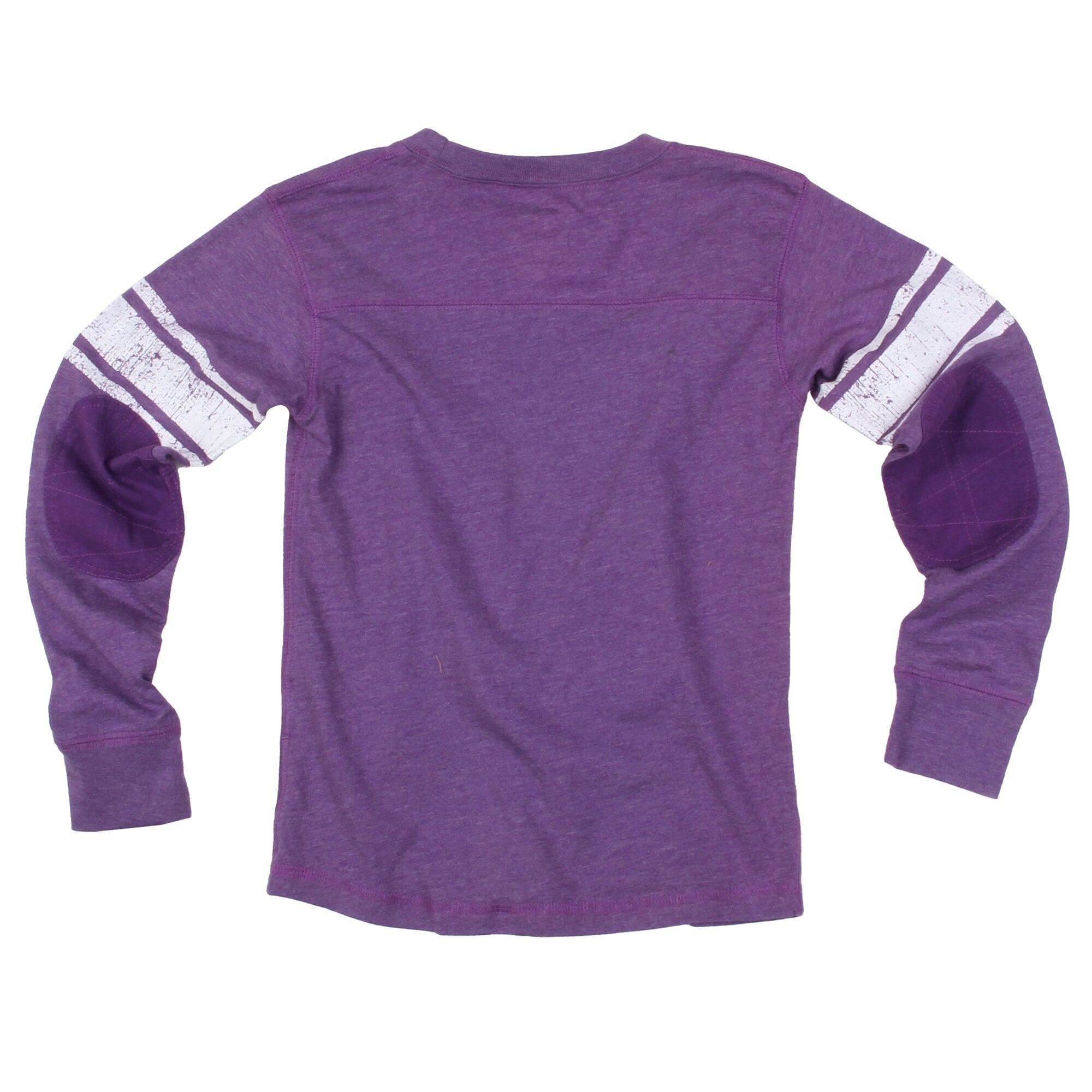 T-shirt de football américain à manches longues violet LSU Tigers pour jeunes Wes & Willy