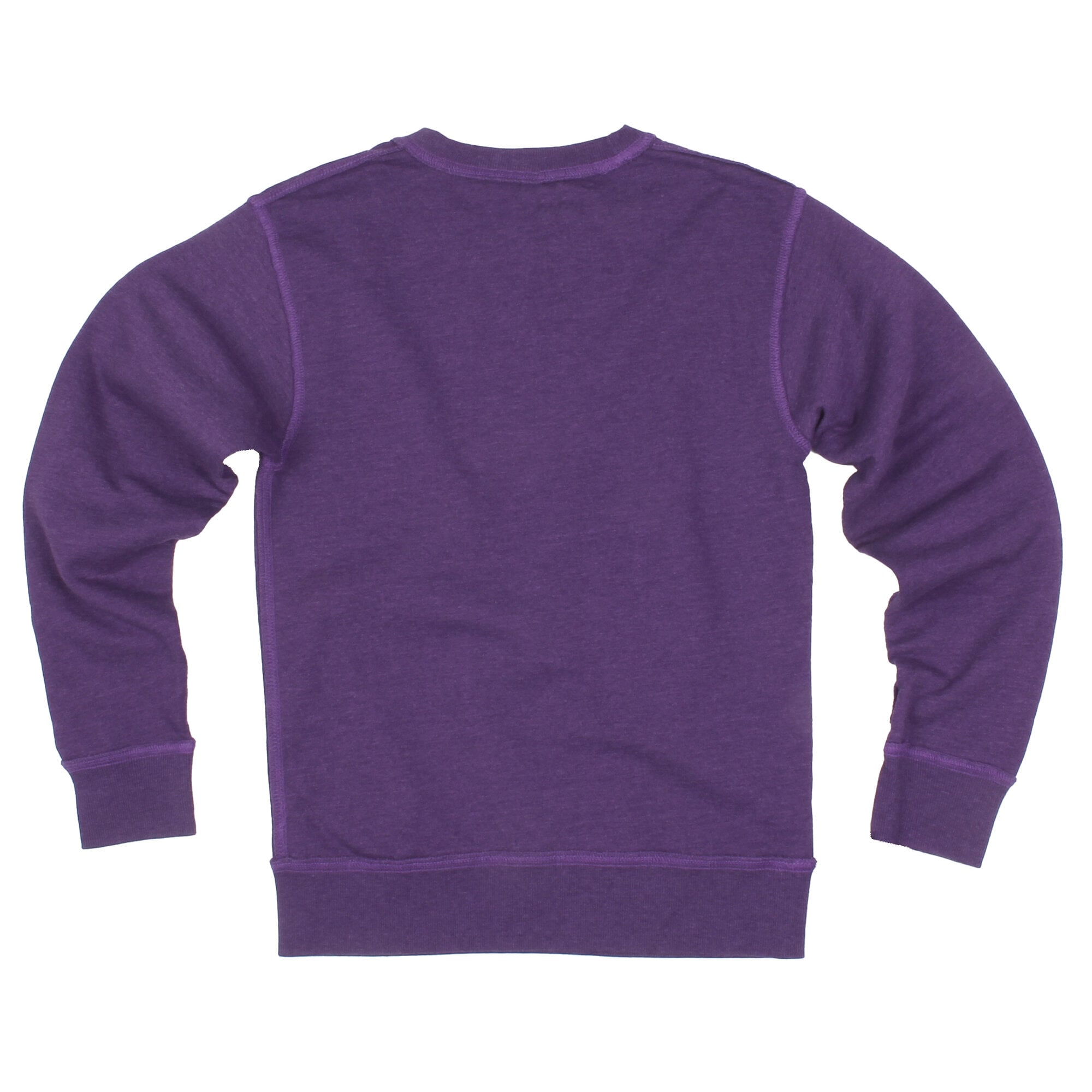 Youth Wes & Willy  Purple LSU Tigers Reversible Sweatshirt