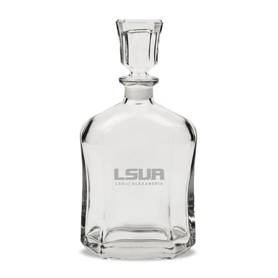 LSUA Generals Team Design 23.75oz. Crystal Whiskey Decanter