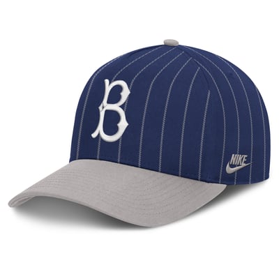 Brooklyn Dodgers Nike Male Cooperstown Rise A-Frame Adjustable Hat - Royal/Gray