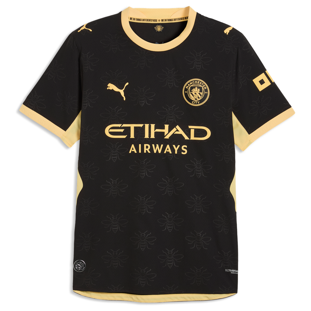 Manchester City Puma Authentic Away Shirt 2026-27 with Haaland 9 printing