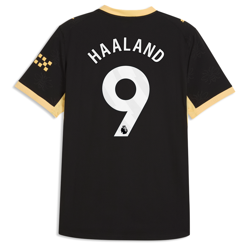 Manchester City Puma Authentic Away Shirt 2026-27 with Haaland 9 printing