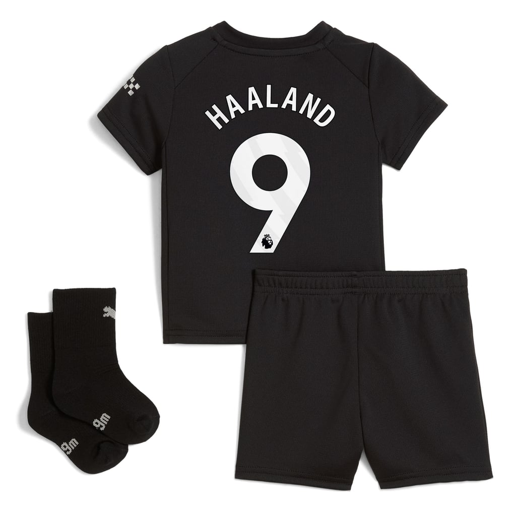 Manchester City PUMA Away Babykit 2025-26 with Haaland 9 printing