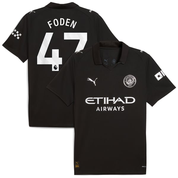 マンチェスター シティ PUMA アウェイ シャツ 2025-26 Foden 47 プリント