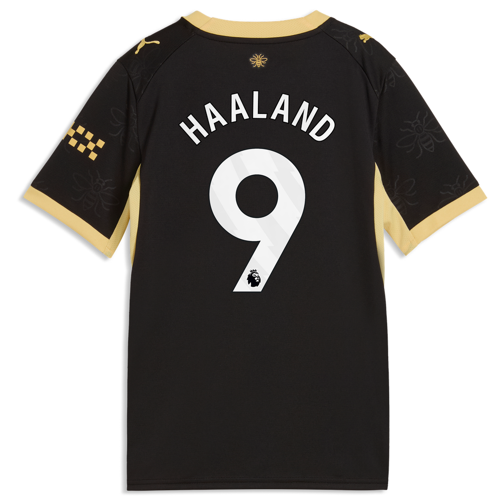 Manchester City Puma Away Shirt 2026-27 - Kids with Haaland 9 printing