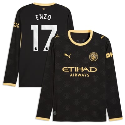 Manchester City Puma Away Shirt 2026-27 - Long Sleeve with Enzo 17 printing