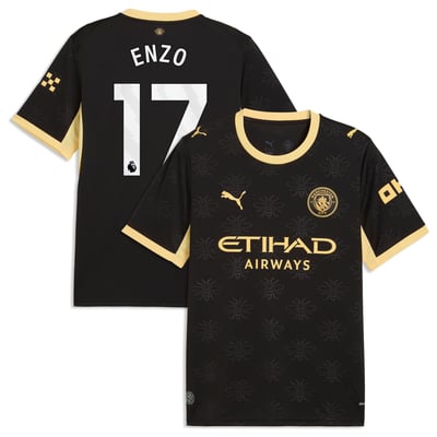 Manchester City Puma Away Shirt 2026-27 with Enzo 17 printing