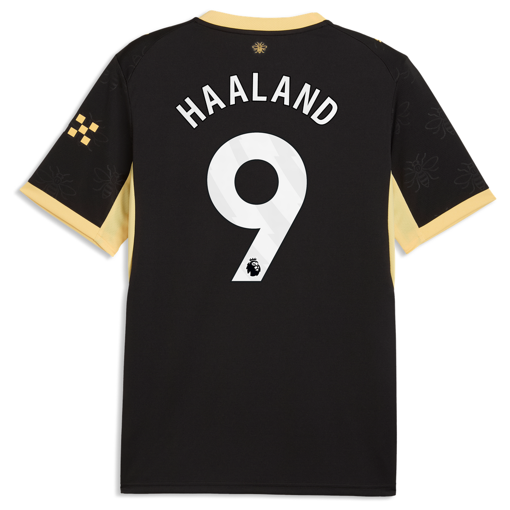 Manchester City Puma Away Shirt 2026-27 with Haaland 9 printing