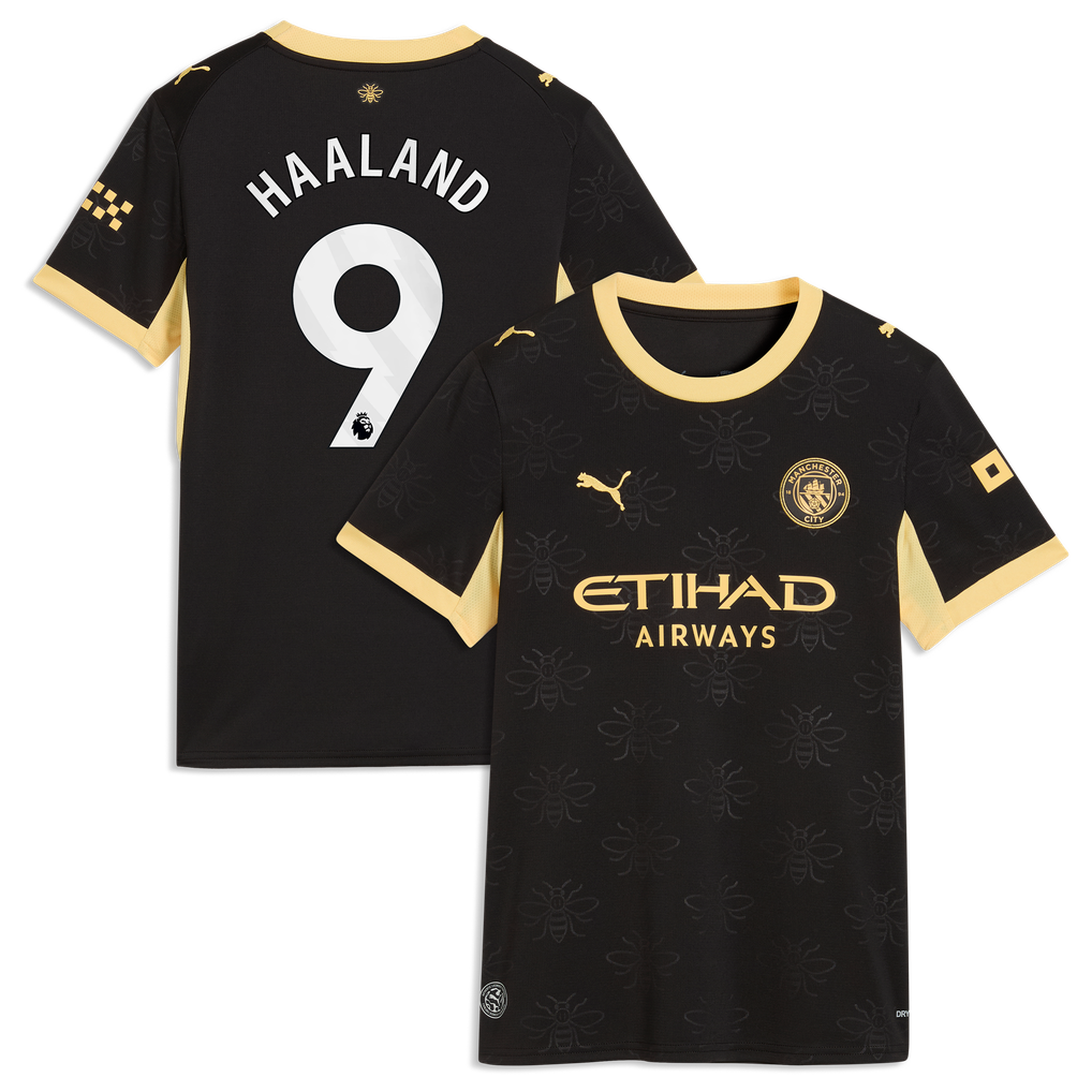 Manchester City Puma Away Shirt 2026-27 - Womens with Haaland 9 printing