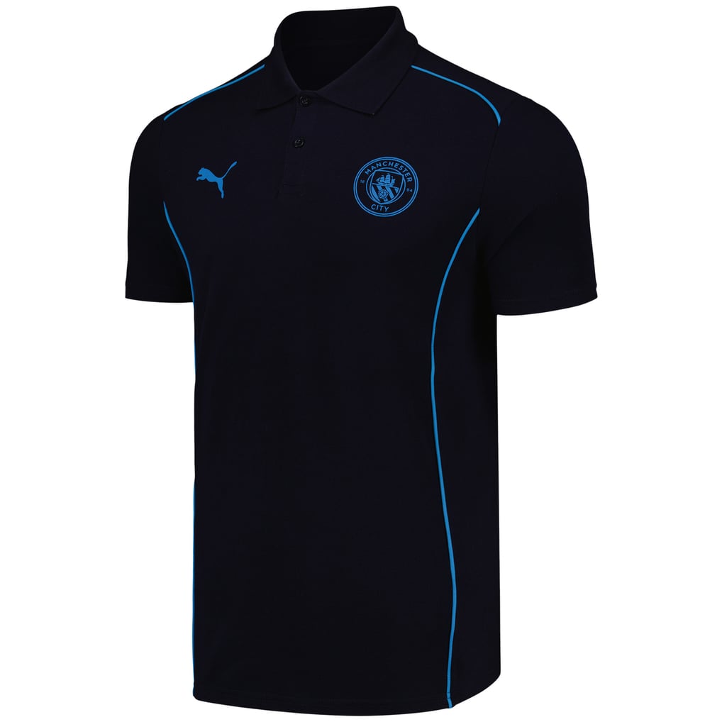 Manchester City PUMA Casuals Polo - Navy