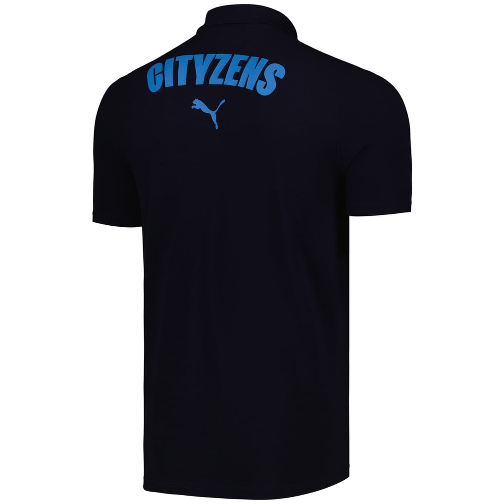 Manchester City PUMA Casuals Polo - Navy