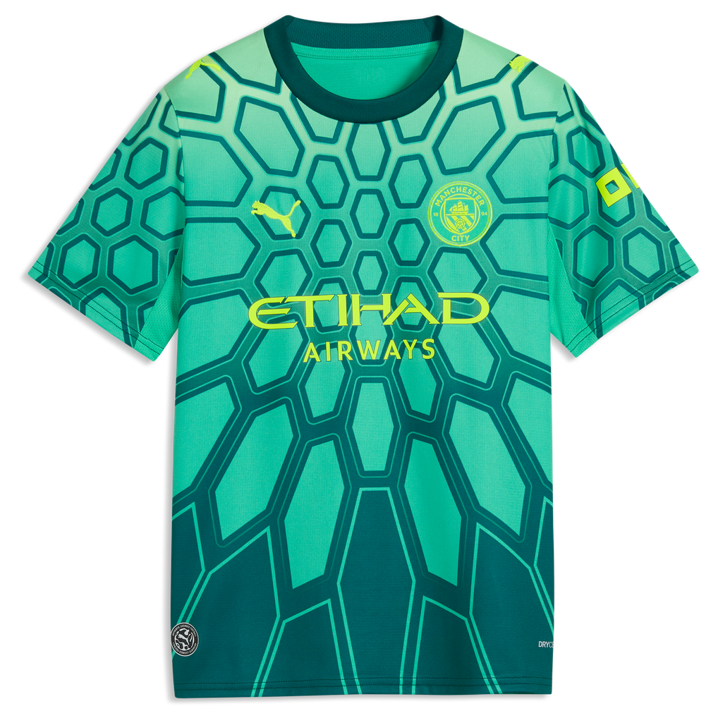 Manchester City PUMA Goalkeeper Shirt 2026 27 Kids With Donnarumma 1 Manchester City PUMA Goalkeeper Shirt 2026 27 Kids With Donnarumma 1