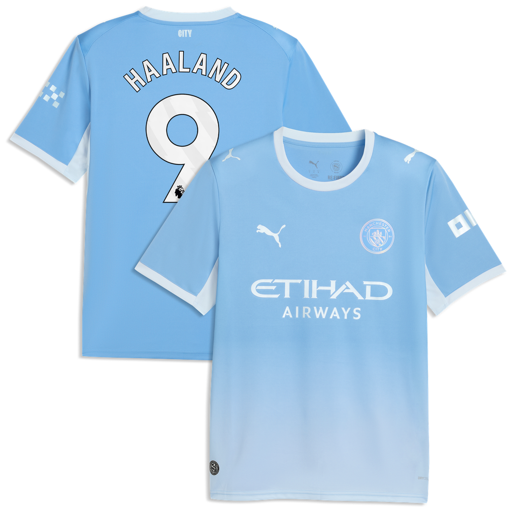 Manchester City PUMA Home Shirt 2026-27 with Haaland 9 printing