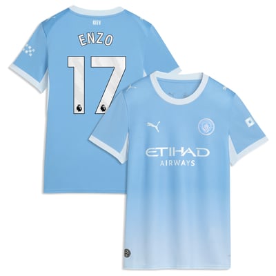 Manchester City Puma Home Shirt 2026-27 - Womens with Enzo 17 printing