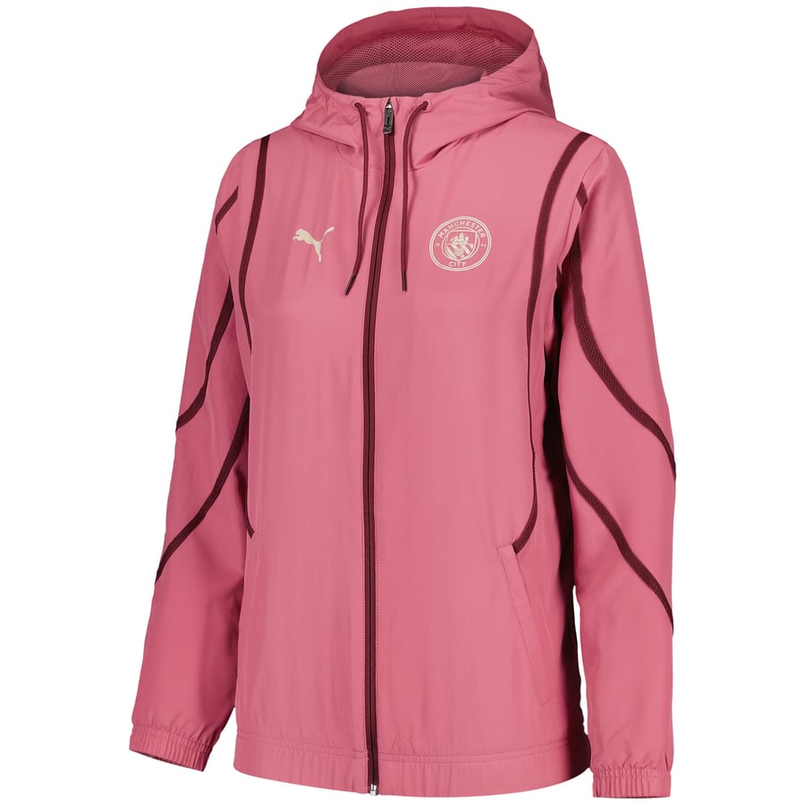 マンチェスター シティ PUMA プレマッチ ジャケット - ピンク - レディース