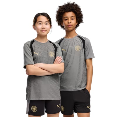 Manchester City Puma Training Jersey - Dark Grey - Kids