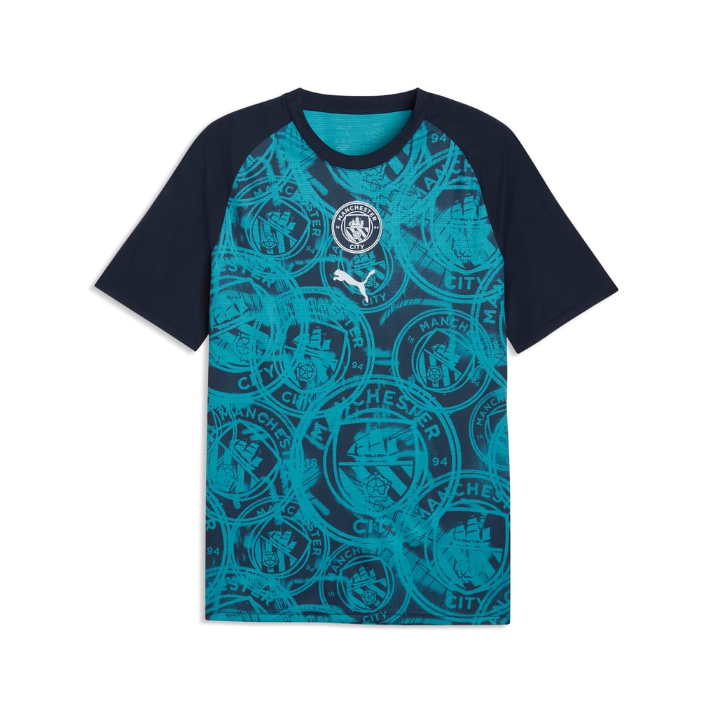Manchester City PUMA Warm Up Jersey - Navy
