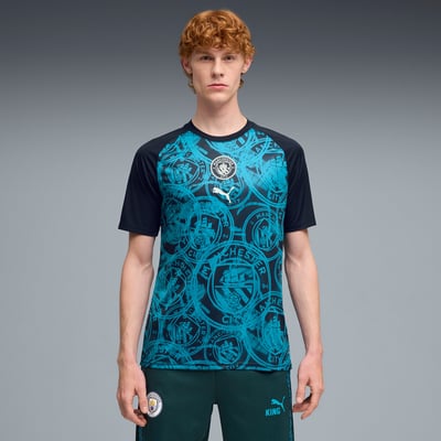 Manchester City PUMA Warm Up Jersey - Navy