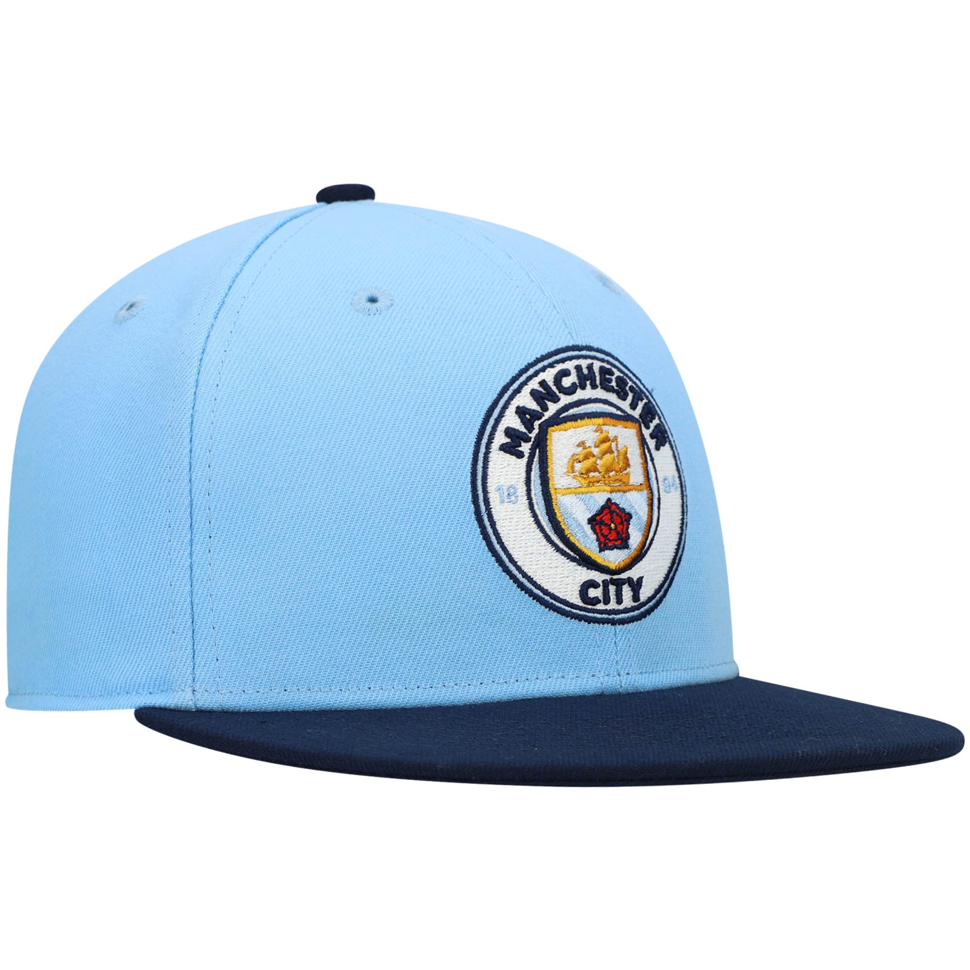 Men's Fi Collection Sky Blue/Navy Manchester City Team Snapback Hat