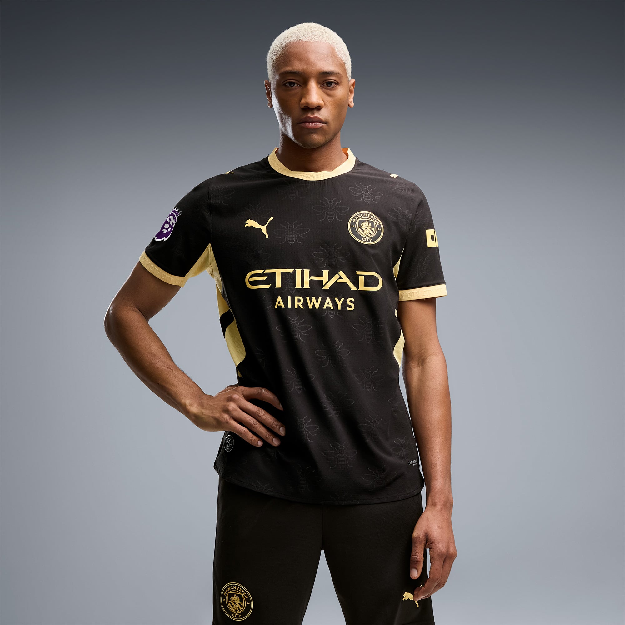 Maillot domicile authentique Puma bleu clair Manchester City 2026/27 pour homme