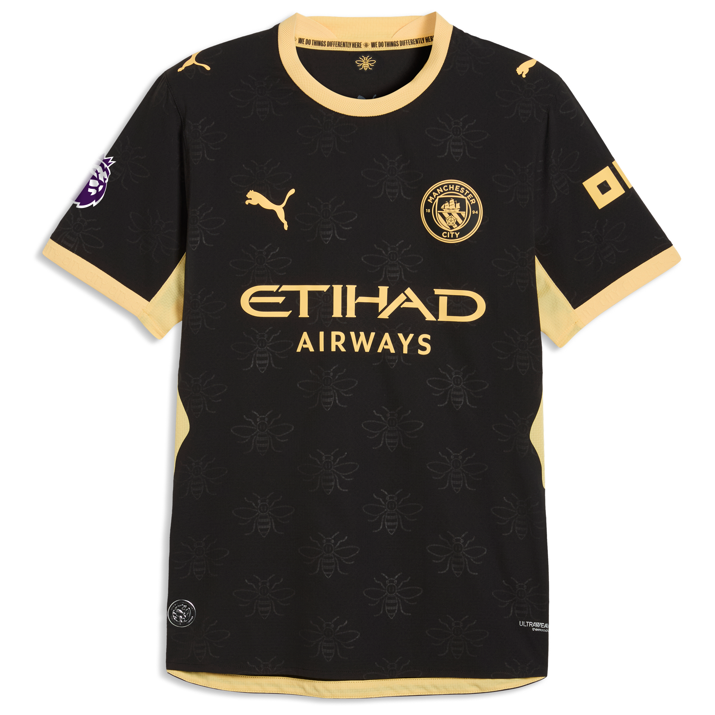 Maillot domicile authentique Puma bleu clair Manchester City 2026/27 pour homme