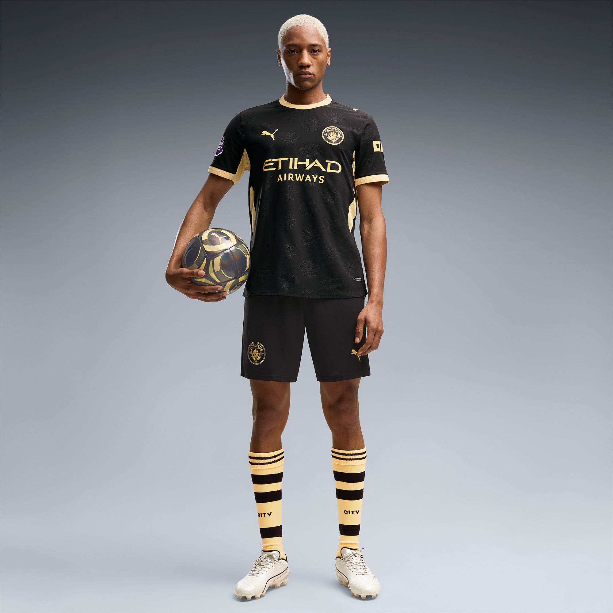 Maillot domicile authentique Puma bleu clair Manchester City 2026/27 pour homme