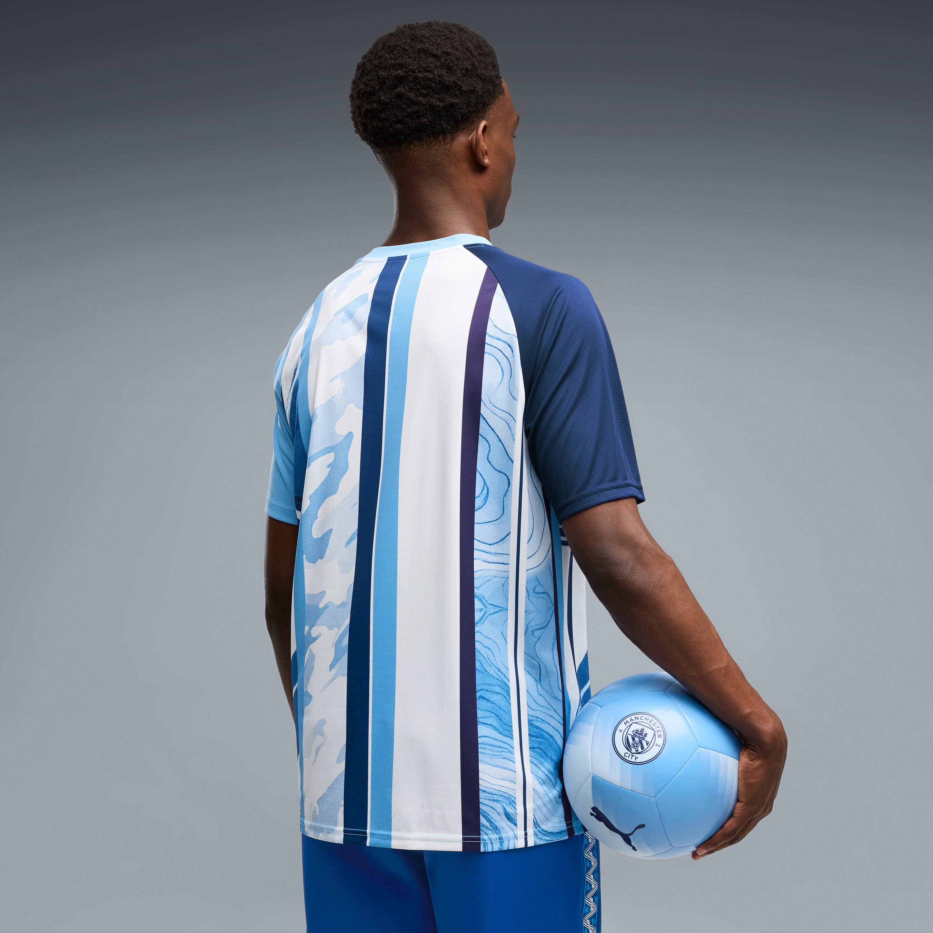 Men's Puma  Blue Manchester City 2026/27 Pre-Match Top