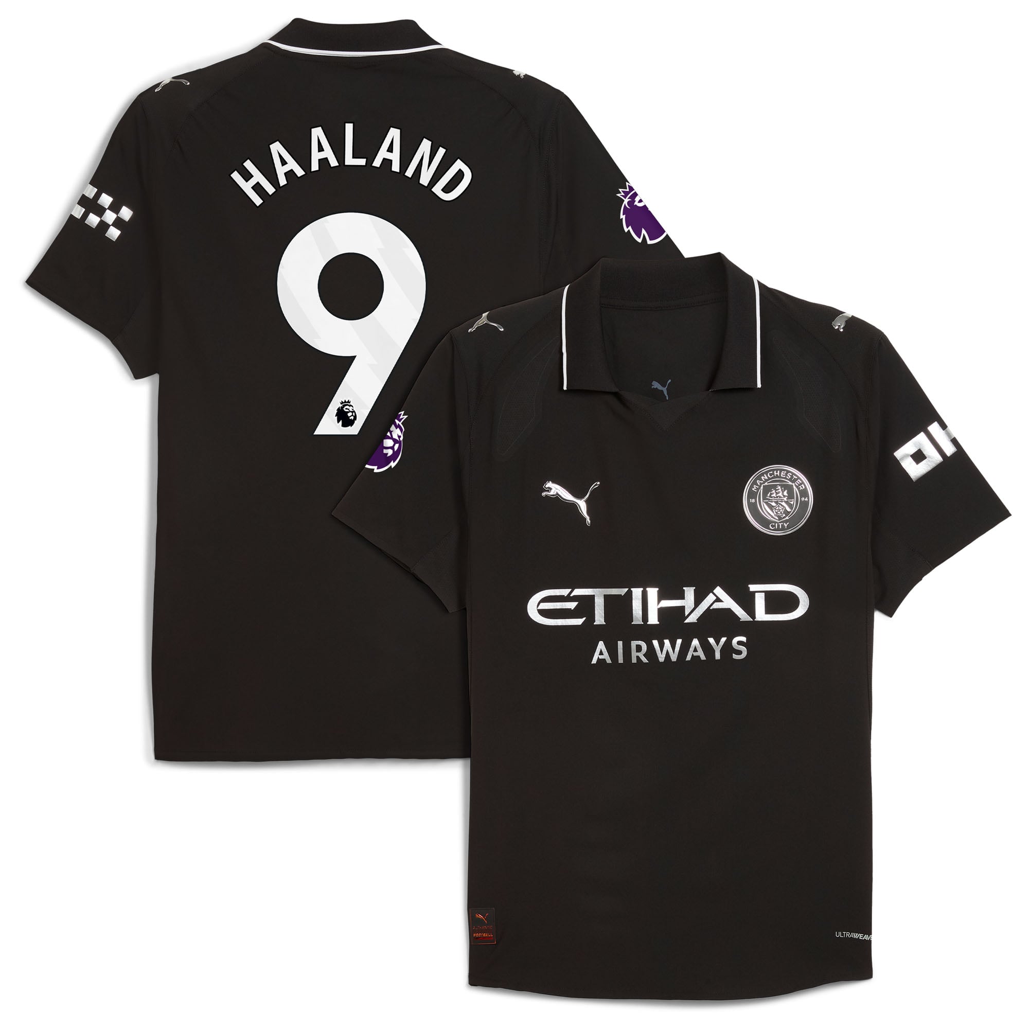 Erling Haaland Manchester City Puma 2025/26 Away Authentic Player 
