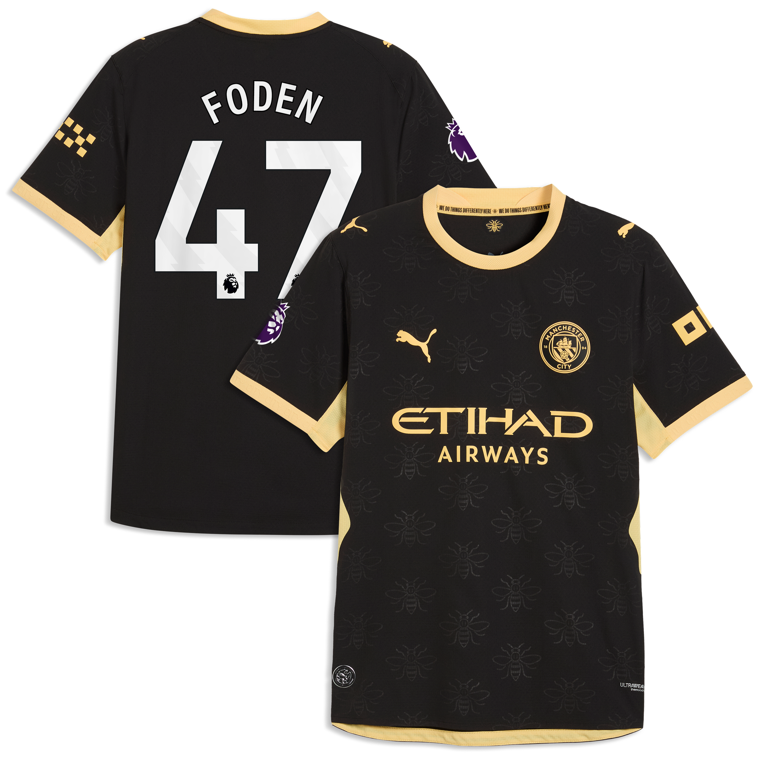 Maillot domicile authentique Puma Phil Foden bleu clair Manchester City 2026/27 pour homme