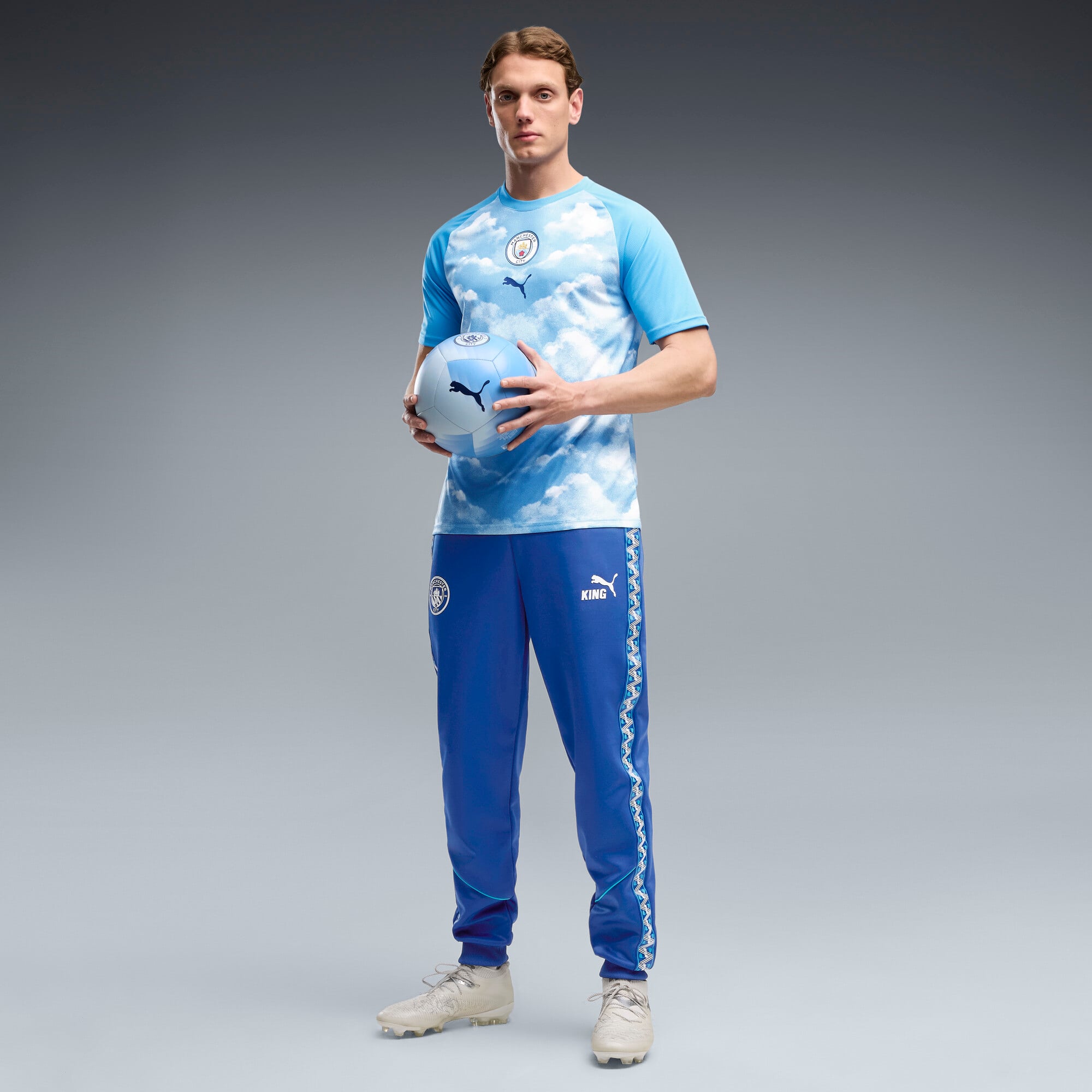 Men's Puma Sky Blue Manchester City 2026/27 Pre-Match Top