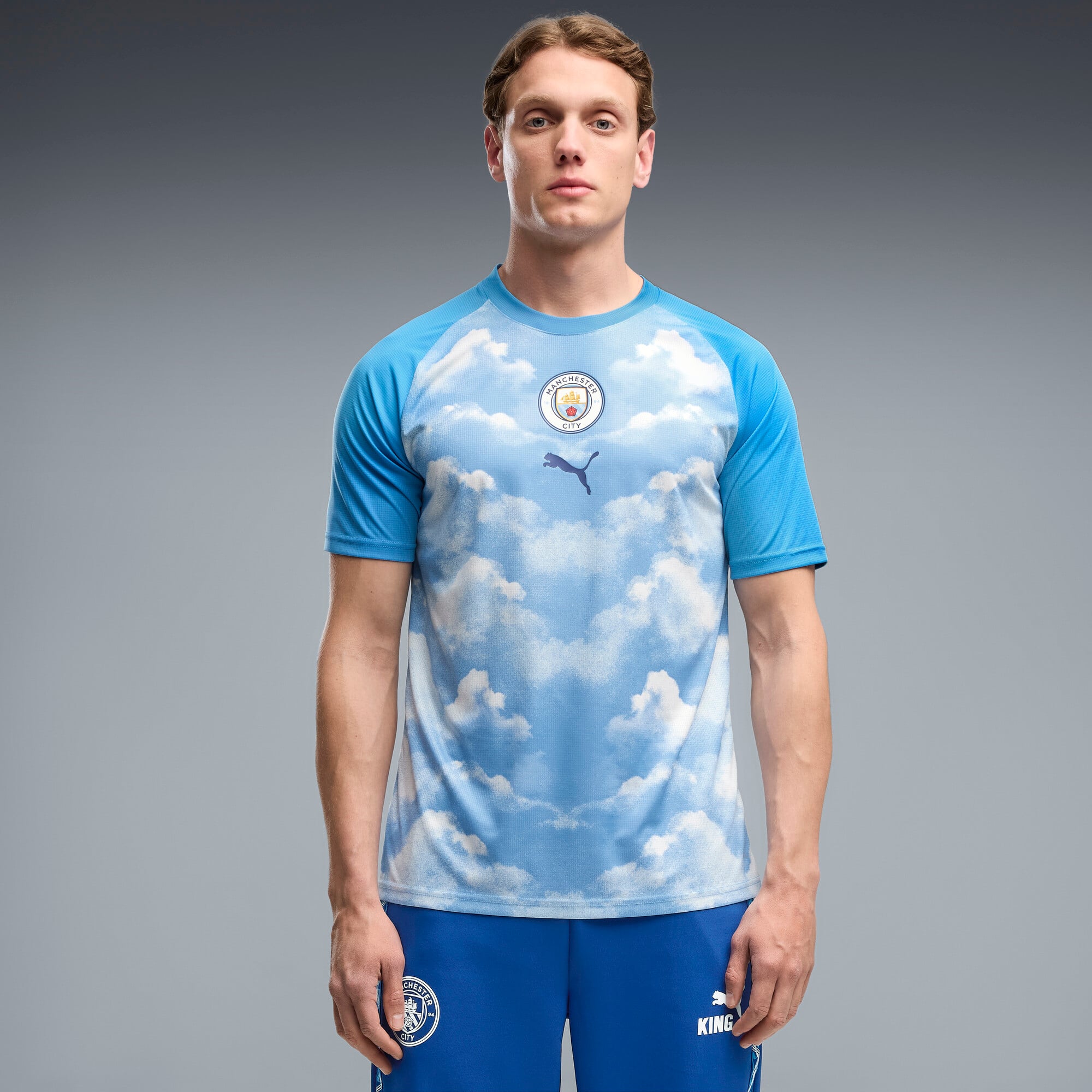 Men's Puma Sky Blue Manchester City 2026/27 Pre-Match Top