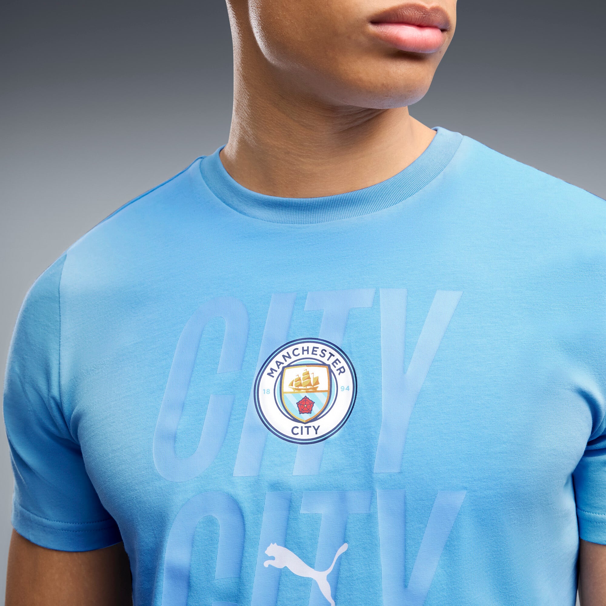 Men's Puma Sky Blue Manchester City ftblCulture T-Shirt