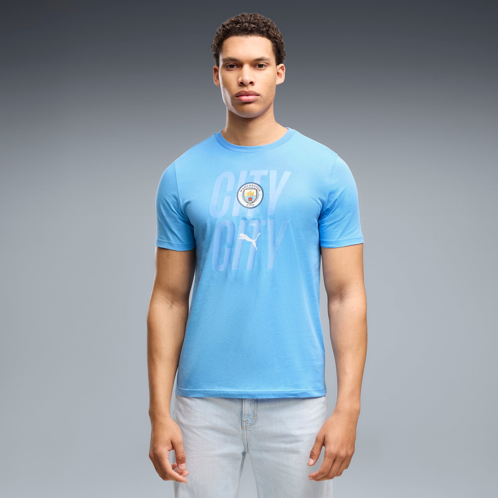 Men's Puma Sky Blue Manchester City ftblCulture T-Shirt