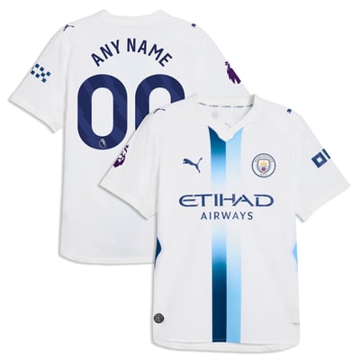  Manchester City Puma 2026/27 Third On-Field Authentic Custom Jersey - White