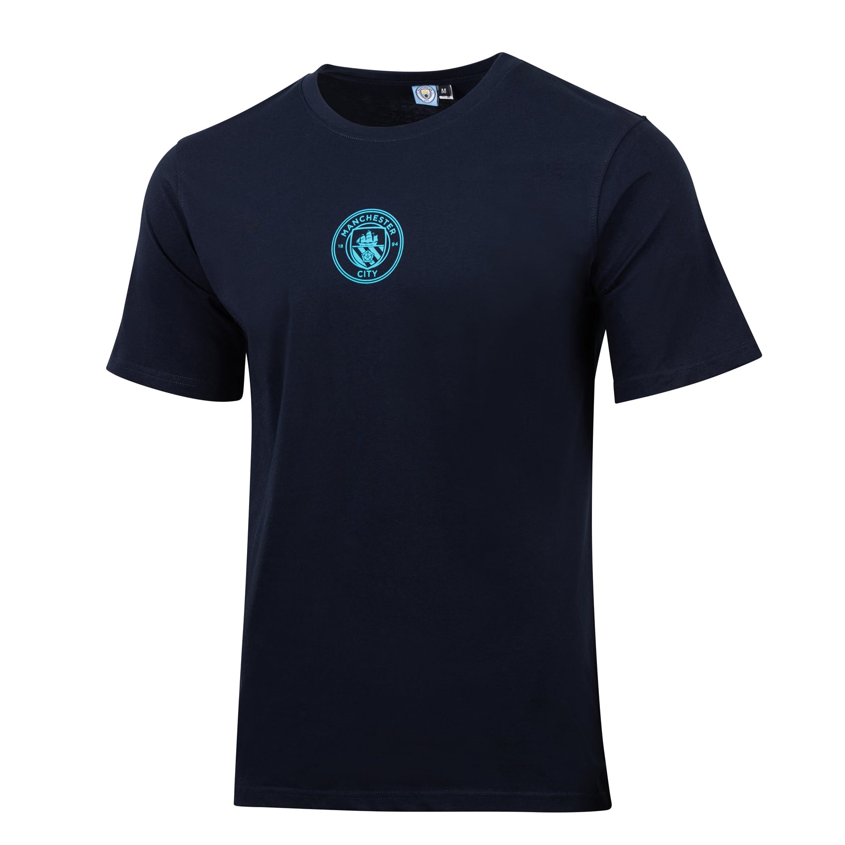 T-shirt décontracté Manchester City Landmark, design sport suédois, marine