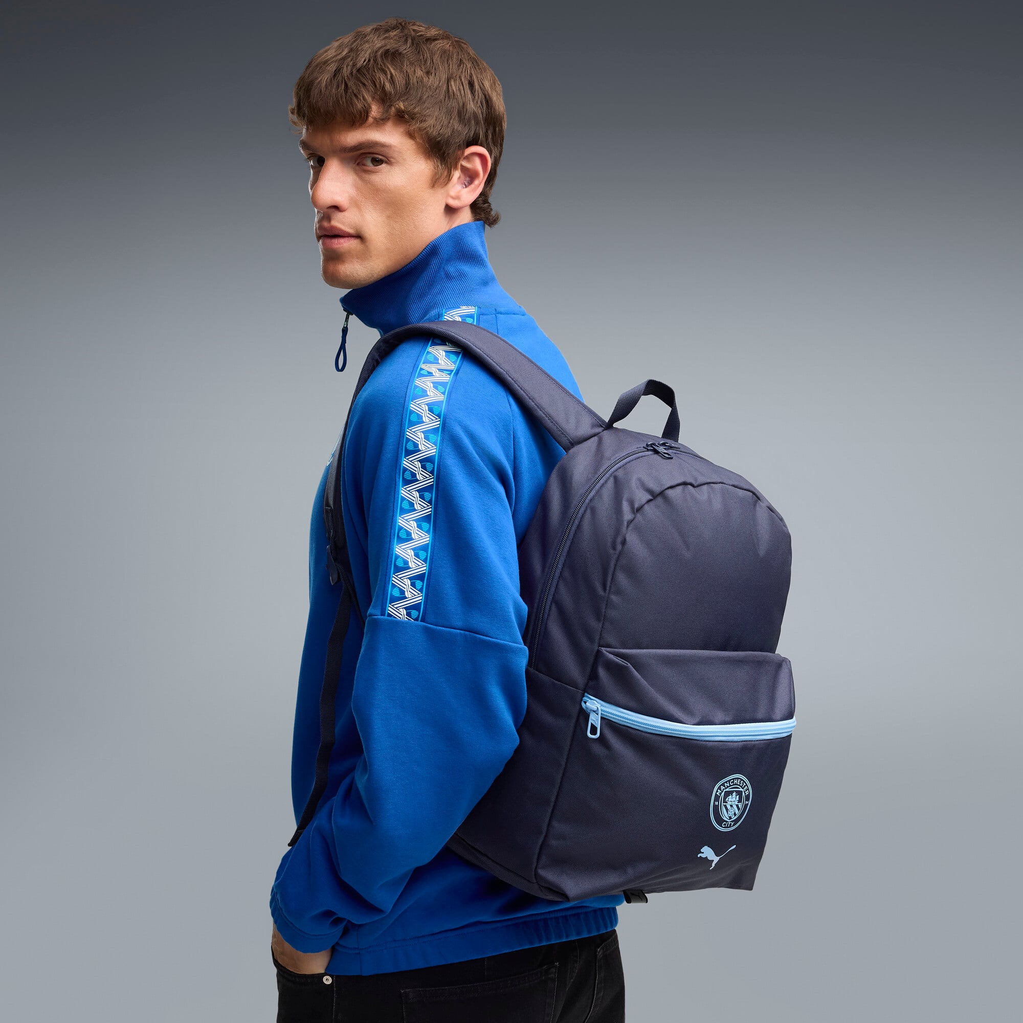 Puma  Manchester City Essentials Soccer Backpack