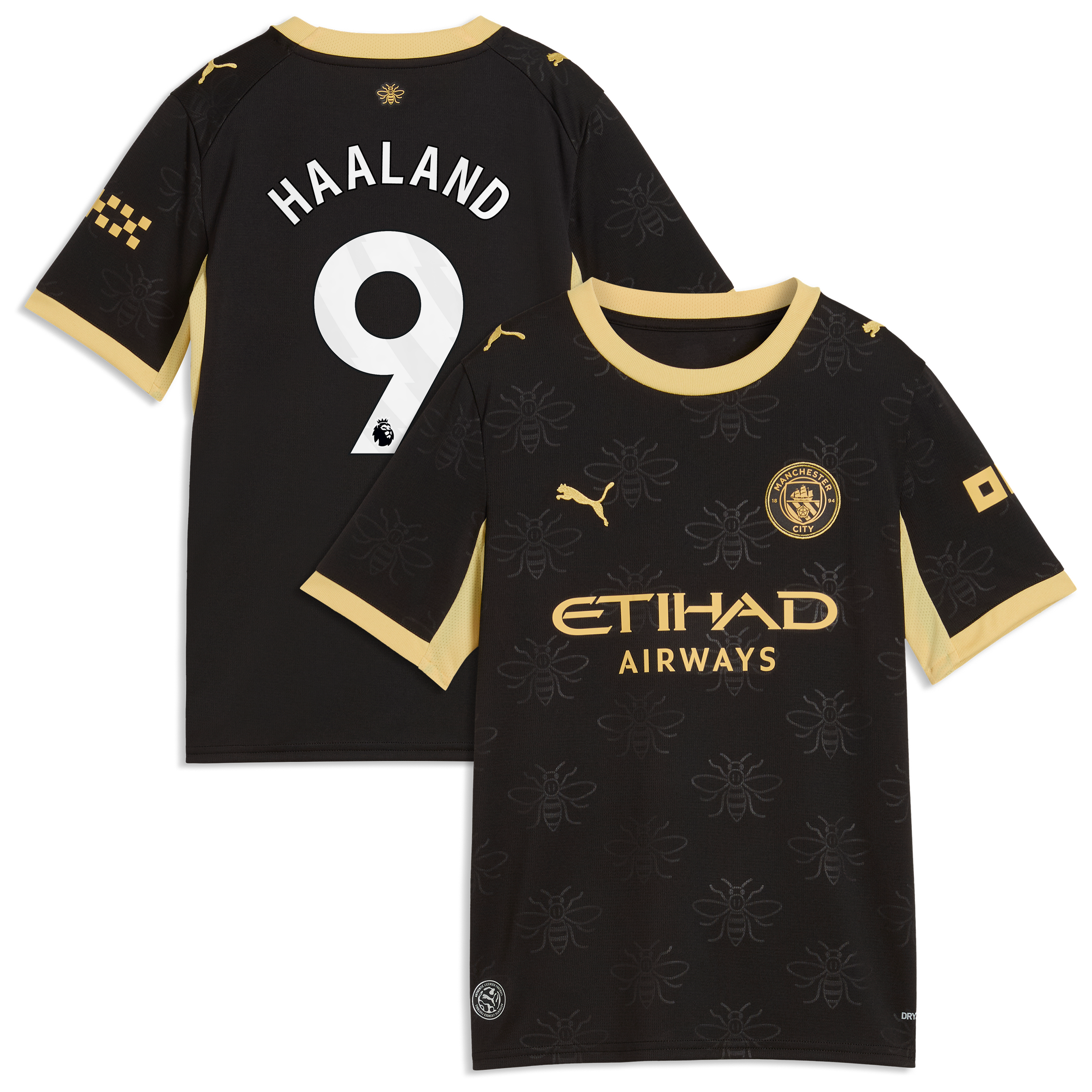 Youth Puma Erling Haaland Light Blue Manchester City 2026/27 Home Replica Jersey