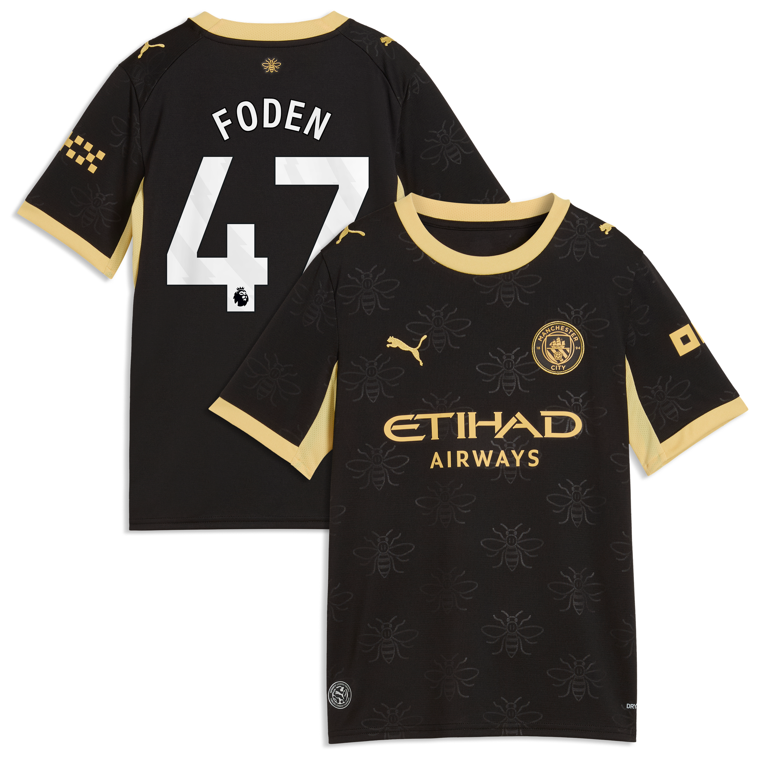 Youth Puma Phil Foden Light Blue Manchester City 2026/27 Home Replica Jersey