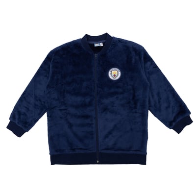 Veste Teddy zippée pour enfant Manchester City Sport Design Sweden - Bleu marine