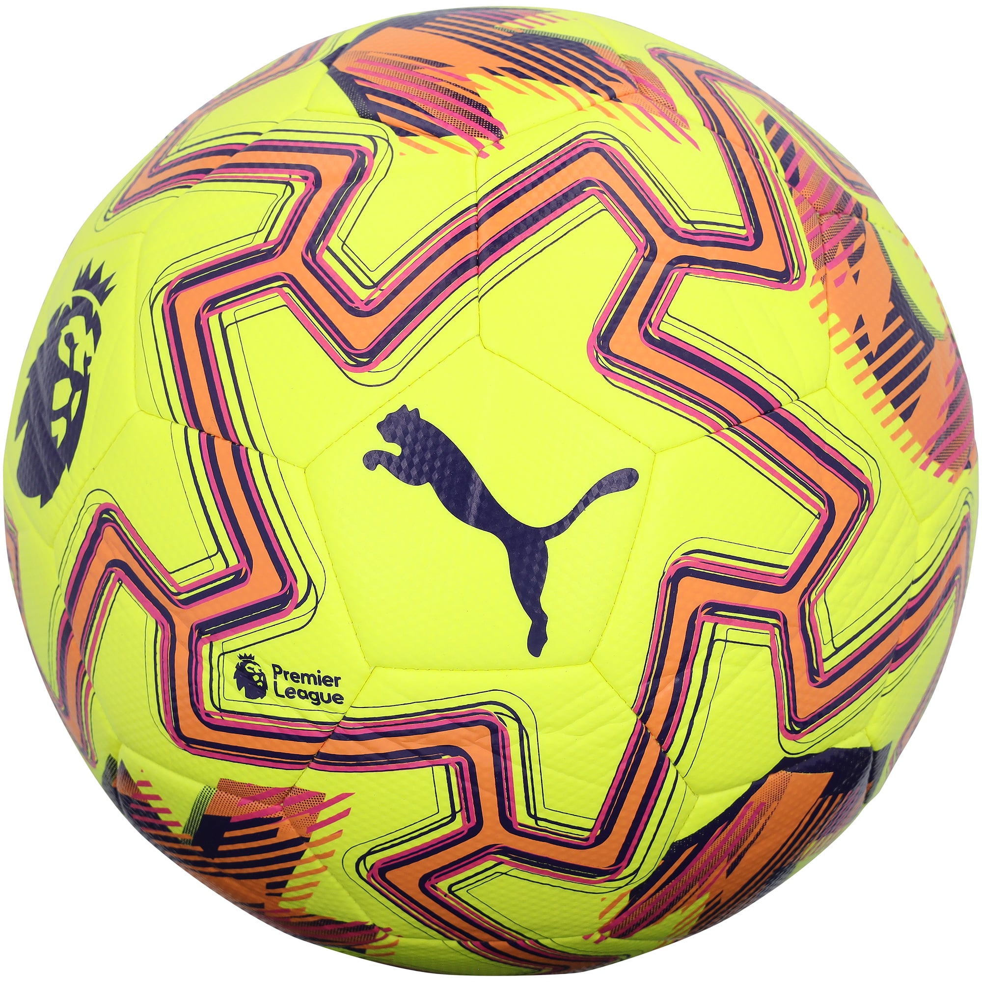 Bryan Mbeumo Manchester United Autographed Yellow Puma 2025-26 English Premier League Soccer Ball
