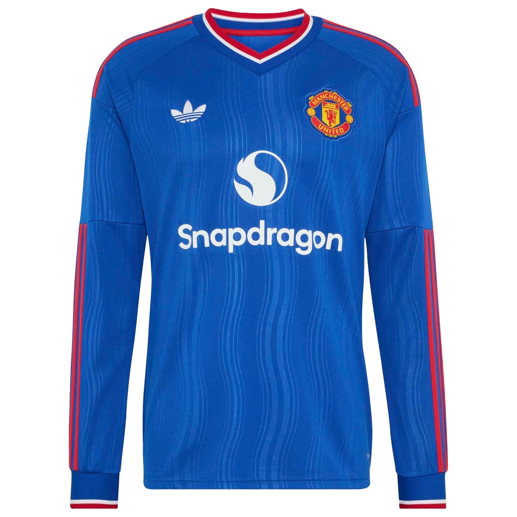 Manchester United adidas Away Shirt 2026-27 - Long Sleeve with B.Fernandes 8 printing