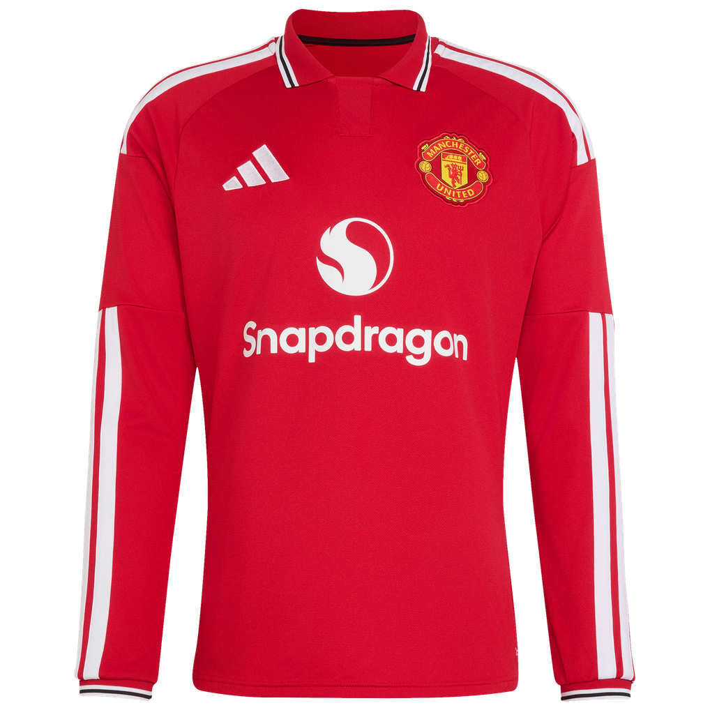 Manchester United adidas Home Shirt 2026-27 - Long Sleeve with Mbeumo 19 printing