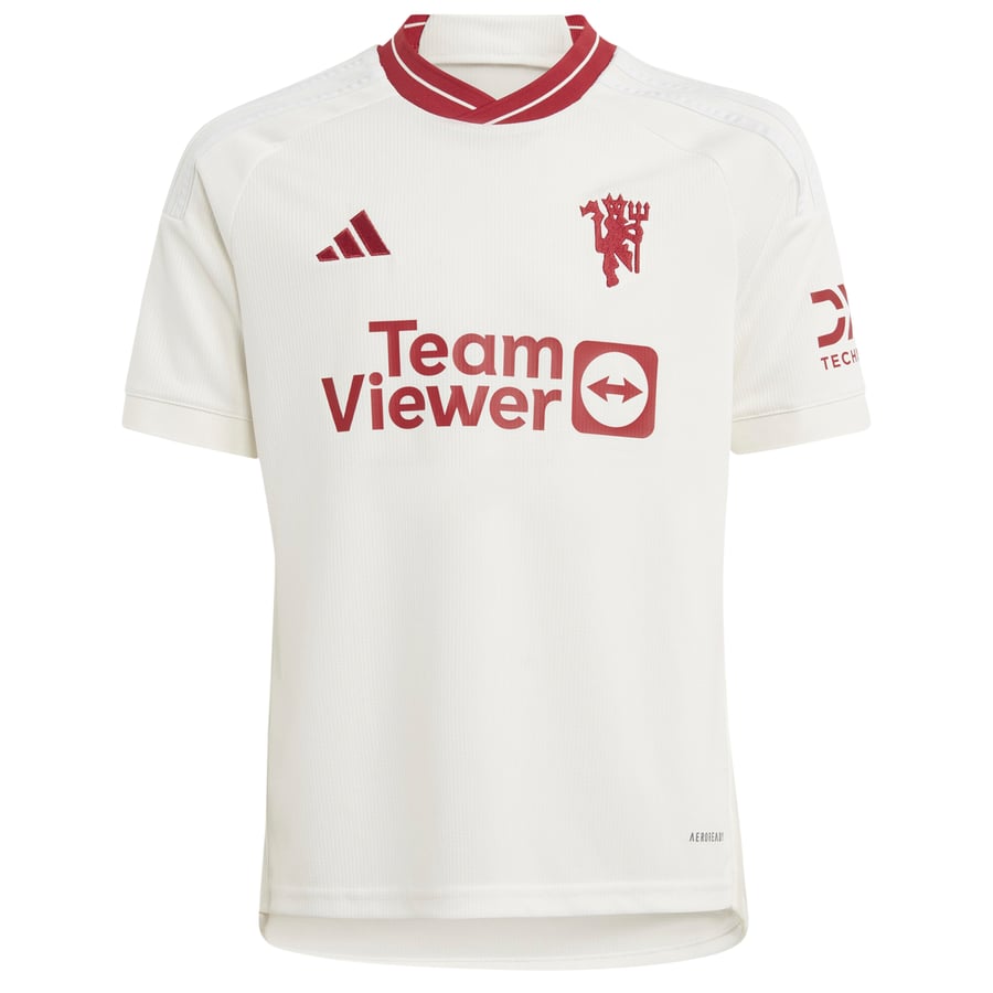 Manchester United EPL Ausweichtrikot 2023-24 – Kinder mit Aufdruck 