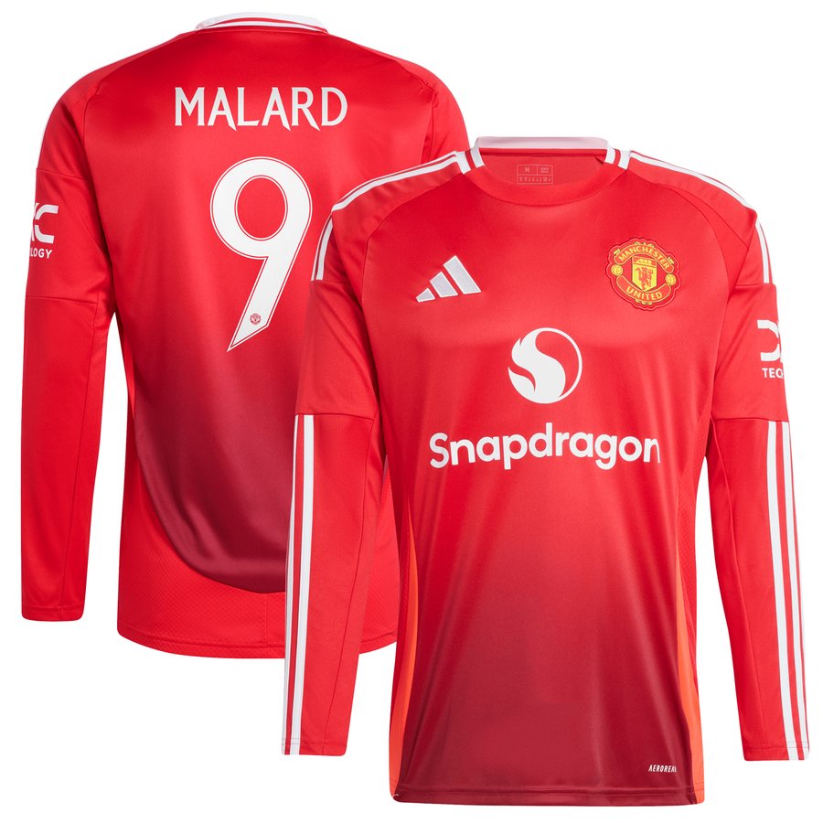 マンチェスター ユナイテッド ホーム シャツ 2024-25 - 長袖 Malard 9