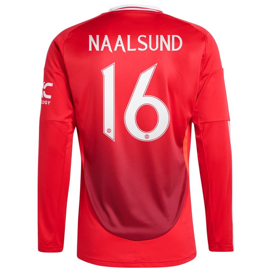 マンチェスター ユナイテッド ホーム シャツ 2024-25 - 長袖 Naalsund 