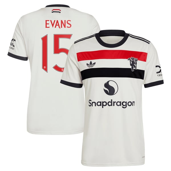 Manchester United Cup adidas Third Shirt 2024-25 with Evans 15 