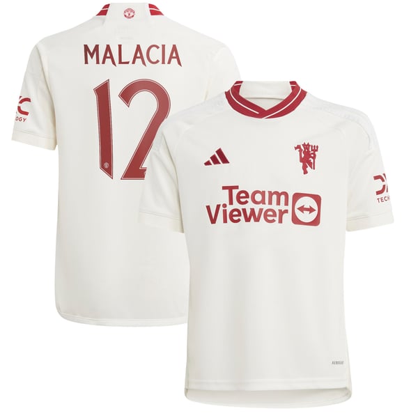 Manchester United Cup Third Shirt 2023-24 - Kids with Malacia 12 