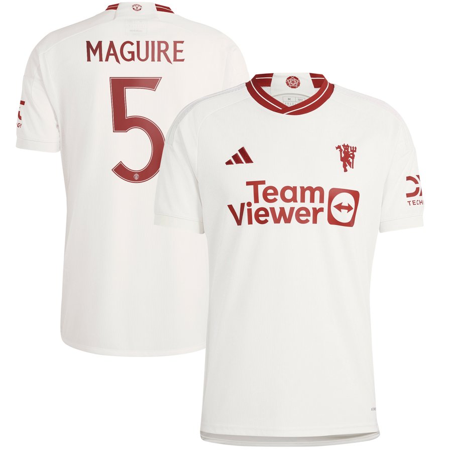 Manchester United Cup Third Shirt 2023-24 with Maguire 5 printing