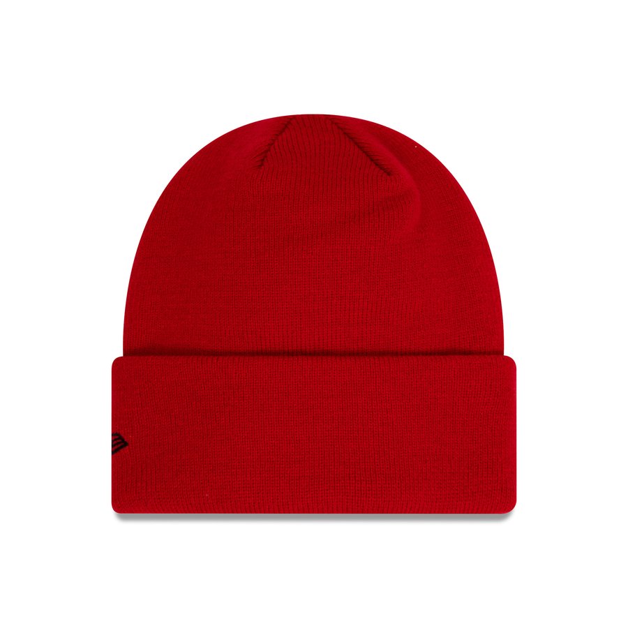 Manchester United New Era Core Beanie-Mütze – Rot – Kinder