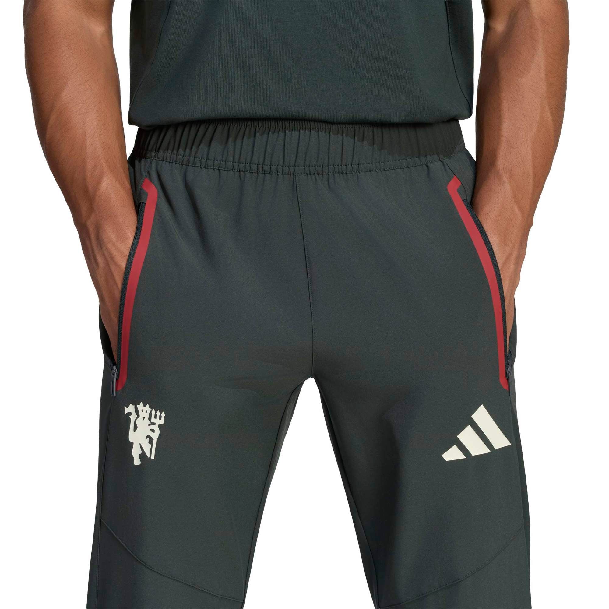 Men's adidas Green Manchester United 2026/27 Third Tiro Travel Tech Pants